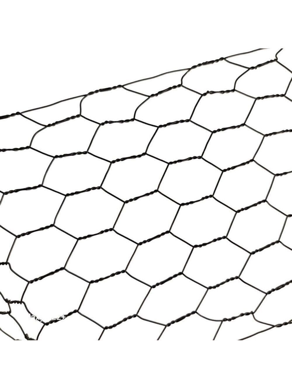 Green Chicken Wire Ribbon Roll 4 Inches Wide 3 Yards Long Hexagonal Mesh - Picture 2 of 4